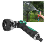 Garden Hose Spray Nozzle AntiSlip 8 Adjustable Patterns Water Sprayer Quick Connector Set(G3/4 ) - Extra Image