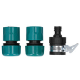 Garden Hose Spray Nozzle AntiSlip 8 Adjustable Patterns Water Sprayer Quick Connector Set(G3/4 )
