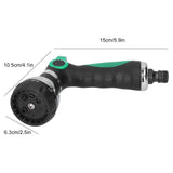 Garden Hose Spray Nozzle AntiSlip 8 Adjustable Patterns Water Sprayer Quick Connector Set(G3/4 )