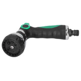 Garden Hose Spray Nozzle AntiSlip 8 Adjustable Patterns Water Sprayer Quick Connector Set(G3/4 )