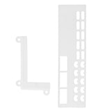 40Set Bee Anti Escape Tool Plastic Beehive Bees Baffle Device Beekeeping Accessory - Front View