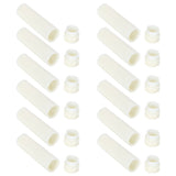 12PCS Queen Bee Cages Plastic Protective Cover Rearing Cup Beekeeper Beekeeping Supplies - Rear View