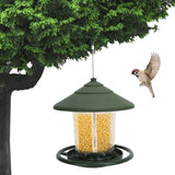 Outdoor Hanging Bird Feeder Plastic Food Container Birds Feeding Tools for Garden Yard