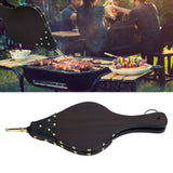 Manual Fireplace Bellows Wood Fire Blower Fireplace Tool for Outdoor Camping BBQ Picnic