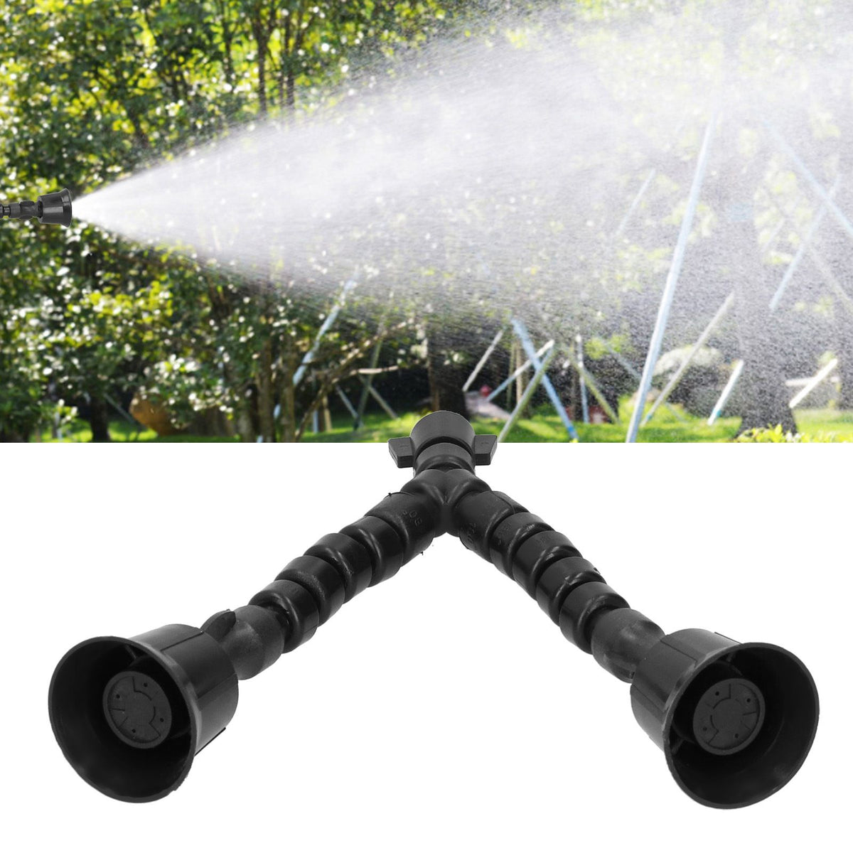 DoubleHead Adjustable Spray Nozzle Sprayer Head for Agricultural Electric Sprayer Accessories