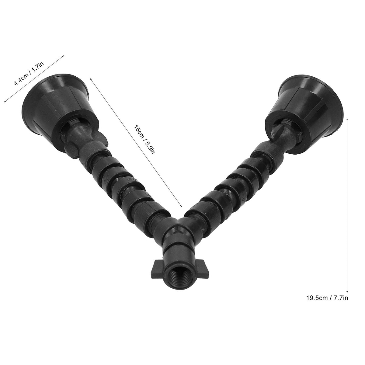 DoubleHead Adjustable Spray Nozzle Sprayer Head for Agricultural Electric Sprayer Accessories