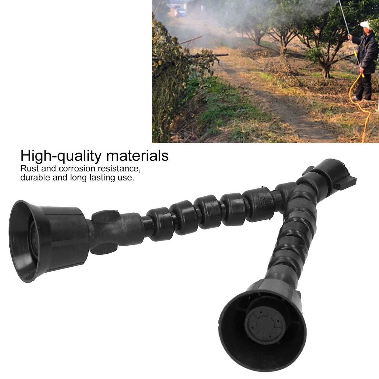 DoubleHead Adjustable Spray Nozzle Sprayer Head for Agricultural Electric Sprayer Accessories