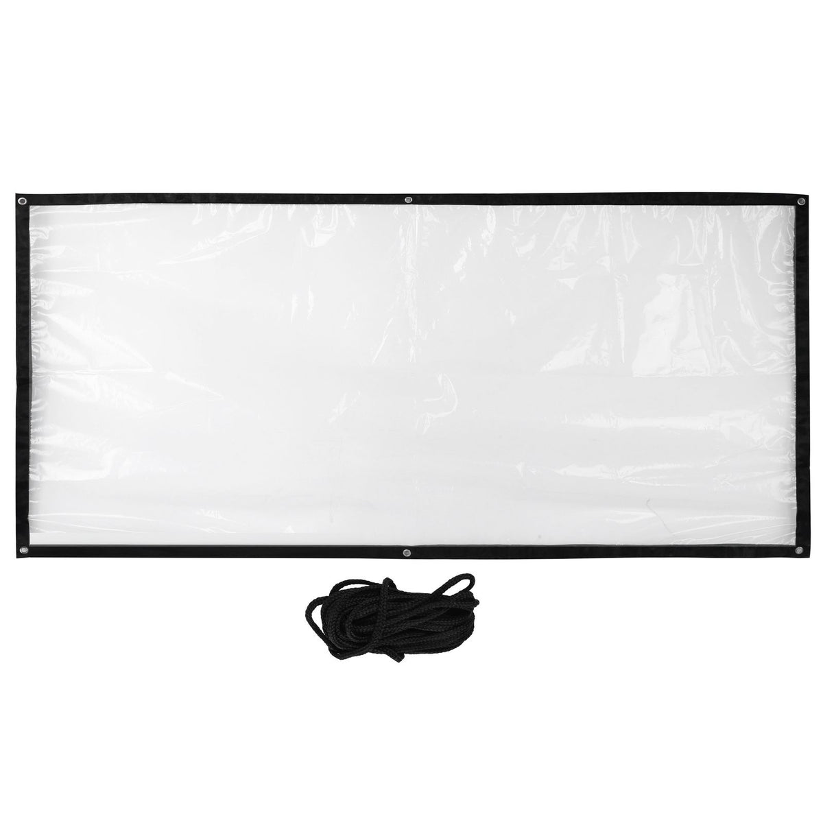 1mx2m Rain Tarp Transparent Cover Shade Sail Garden Bonsai Succulent Plants Cover Shelter