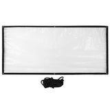 1mx2m Rain Tarp Transparent Cover Shade Sail Garden Bonsai Succulent Plants Cover Shelter