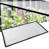1mx2m Rain Tarp Transparent Cover Shade Sail Garden Bonsai Succulent Plants Cover Shelter - Extra Image