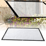 1mx2m Rain Tarp Transparent Cover Shade Sail Garden Bonsai Succulent Plants Cover Shelter - Extra Image