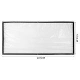 1mx2m Rain Tarp Transparent Cover Shade Sail Garden Bonsai Succulent Plants Cover Shelter - Extra Image