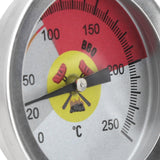 0‑250℃ Grill Thermometer Stainless Steel Oven Pointer Thermometer Temperature Gauge - Extra Image