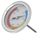 0-280℃ Stainless Steel Grill Thermometer Oven Pointer Temperature Meter Kitchen Supplies