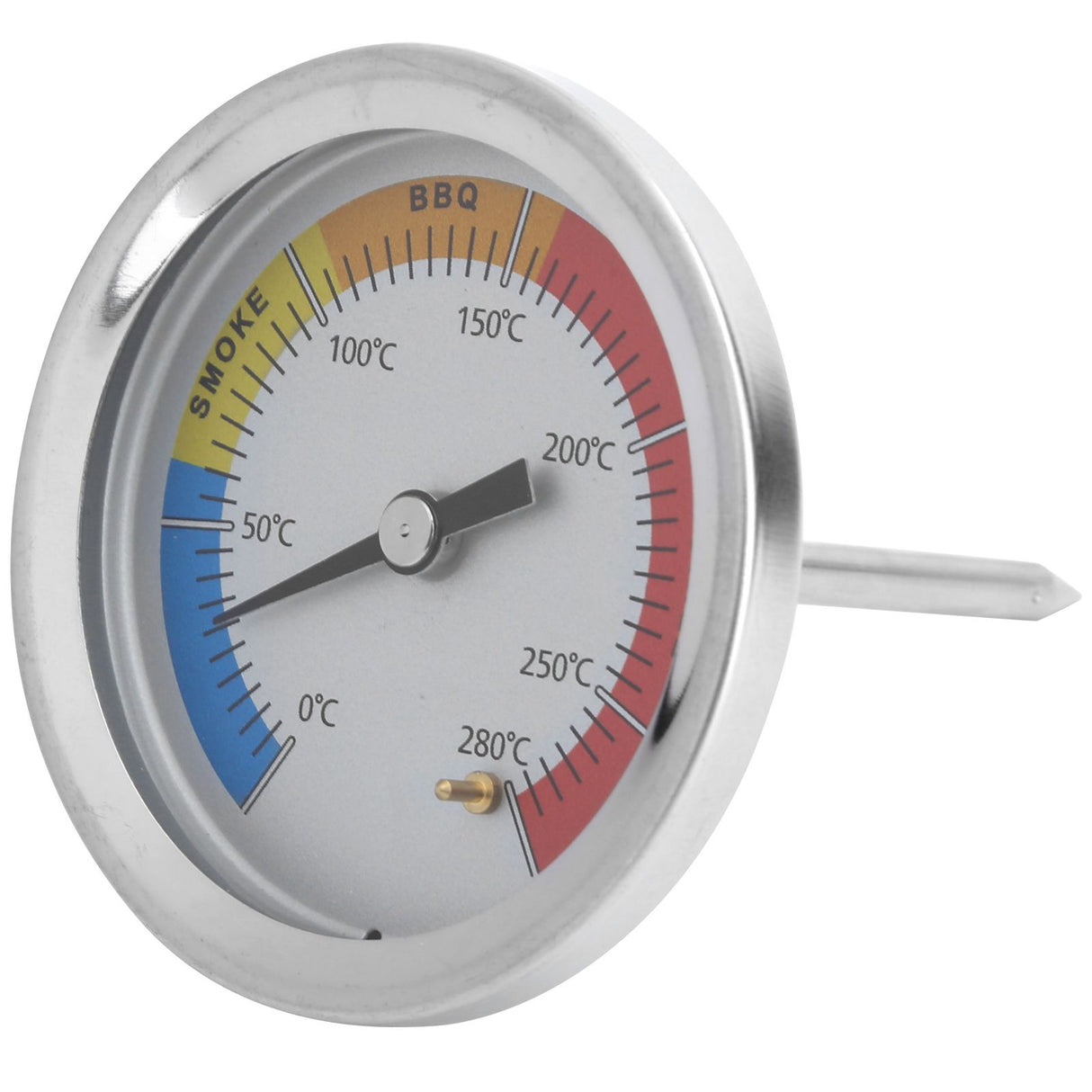 0-280℃ Stainless Steel Grill Thermometer Oven Pointer Temperature Meter Kitchen Supplies