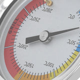 0-280℃ Stainless Steel Grill Thermometer Oven Pointer Temperature Meter Kitchen Supplies