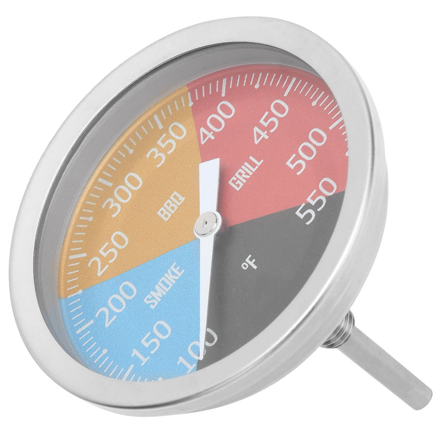 100‑550℉ Metal Oven Temperature Gauge Pointer Type for Smoke BBQ Grill Household Cooking