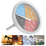 100‑550℉ Metal Oven Temperature Gauge Pointer Type for Smoke BBQ Grill Household Cooking