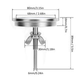 100‑550℉ Metal Oven Temperature Gauge Pointer Type for Smoke BBQ Grill Household Cooking - Extra Image