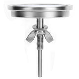 100‑550℉ Metal Oven Temperature Gauge Pointer Type for Smoke BBQ Grill Household Cooking