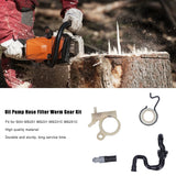 Oil Pump Hose Filter Worm Gear Kit Fit for Stihl MS251 MS231 MS231C MS251C Chainsaw