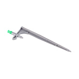 20Pcs/Bag Irrigation Dripper with Ground Insert Fruit Tree Drip Irrigation Emitters for Gardening180 Degree (Green)