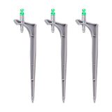 20Pcs/Bag Irrigation Dripper with Ground Insert Fruit Tree Drip Irrigation Emitters for Gardening180 Degree (Green)