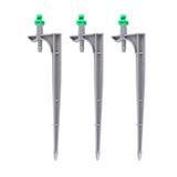 20Pcs/Bag Irrigation Dripper with Ground Insert Fruit Tree Drip Irrigation Emitters for Gardening180 Degree (Green)