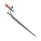 20Pcs/Bag Irrigation Dripper with Ground Insert Fruit Tree Drip Irrigation Emitters for Gardening360 Degree (Red)