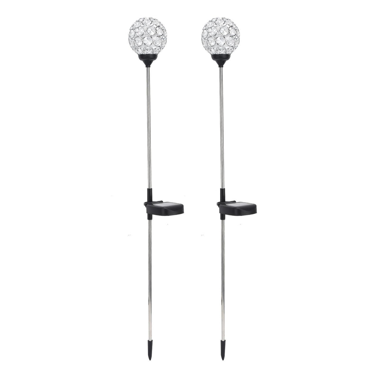 Solar Garden Lights Outdoor LED Globe Lamp Color Changing IP65 Waterproof for Pathway Lawn Courtyard Balcony