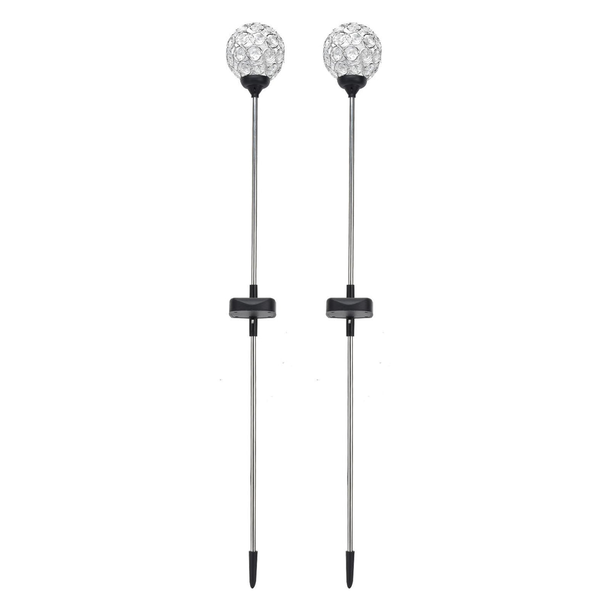 Solar Garden Lights Outdoor LED Globe Lamp Color Changing IP65 Waterproof for Pathway Lawn Courtyard Balcony