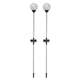 Solar Garden Lights Outdoor LED Globe Lamp Color Changing IP65 Waterproof for Pathway Lawn Courtyard Balcony