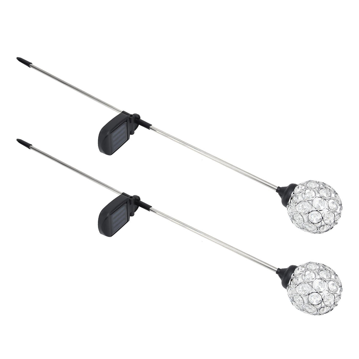 Solar Garden Lights Outdoor LED Globe Lamp Color Changing IP65 Waterproof for Pathway Lawn Courtyard Balcony