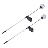 Solar Garden Lights Outdoor LED Globe Lamp Color Changing IP65 Waterproof for Pathway Lawn Courtyard Balcony - Low Angle