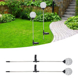 Solar Garden Lights Outdoor LED Globe Lamp Color Changing IP65 Waterproof for Pathway Lawn Courtyard Balcony - Extra Image