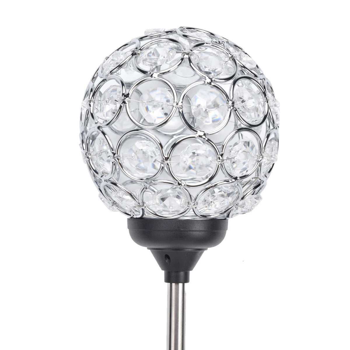 Solar Garden Lights Outdoor LED Globe Lamp Color Changing IP65 Waterproof for Pathway Lawn Courtyard Balcony