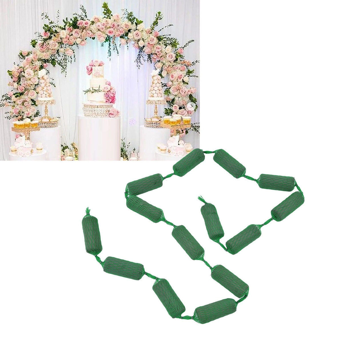 14pcs Floral Foam Bricks Water Absorption Flower Holder for Wedding Holiday Home Decoration
