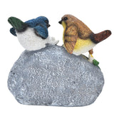 Bird Garden Decor Resin Animal Garden Figurines Welcome Sign Sculptures Statues for Yard Patio Lawn - Close-Up Angle