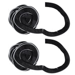 2PCS Brush Strip Ultraviolet Proof Water Proof Adjustable Length 4M Weather Stripping for Greenhouse Glass Door