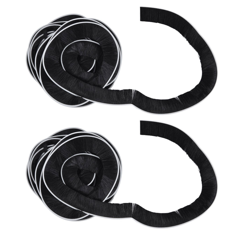 2PCS Brush Strip Ultraviolet Proof Water Proof Adjustable Length 4M Weather Stripping for Greenhouse Glass Door