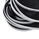 2PCS Brush Strip Ultraviolet Proof Water Proof Adjustable Length 4M Weather Stripping for Greenhouse Glass Door - Extra Image