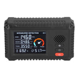 Air Quality Detector 5 in 1 Real Time Environmental Assessment Monitor for HCHO TVOC CO2 Temperature Humidity Detection - Rear View