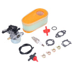 Carburetor Replacement Kit with Fuel Filter Spark Plug for 875 Exi 190 CC Lawn Mower