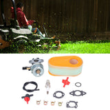 Carburetor Replacement Kit with Fuel Filter Spark Plug for 875 Exi 190 CC Lawn Mower