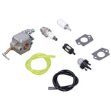 Carburetor Spark Plug Tubing Kit for Homelite UT‑10781 UT‑10926 33cc Chainsaw RY74003D 000998271 - 45-Degree Angle