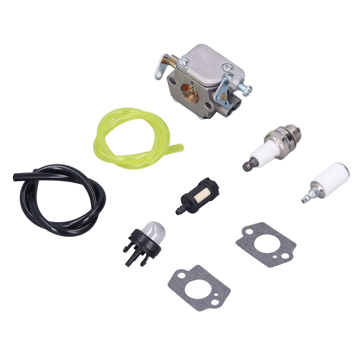 Carburetor Spark Plug Tubing Kit for Homelite UT‑10781 UT‑10926 33cc Chainsaw RY74003D 000998271