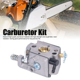 Electric Saw Carburetor Replacement Kit with Felt Fuel Filter for CS3000 CS3400 A021000231 A021000760