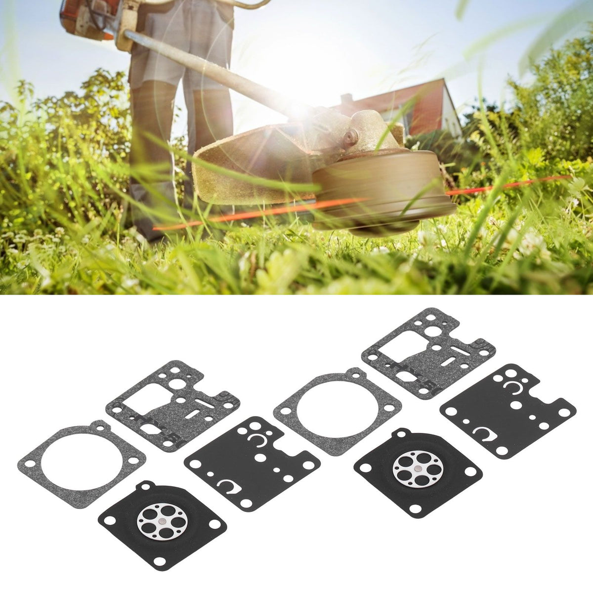 2 Sets Trimmer Repair Replacement Kit Replacement for SRM 210 SRM230 Garden Trimmer
