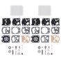 2 Sets Carburetor Carb Repair Rebuild Kit for WT K24‑WAT WT866 WT924 WT773 WT775 WT925 WT973 Lawn Mower