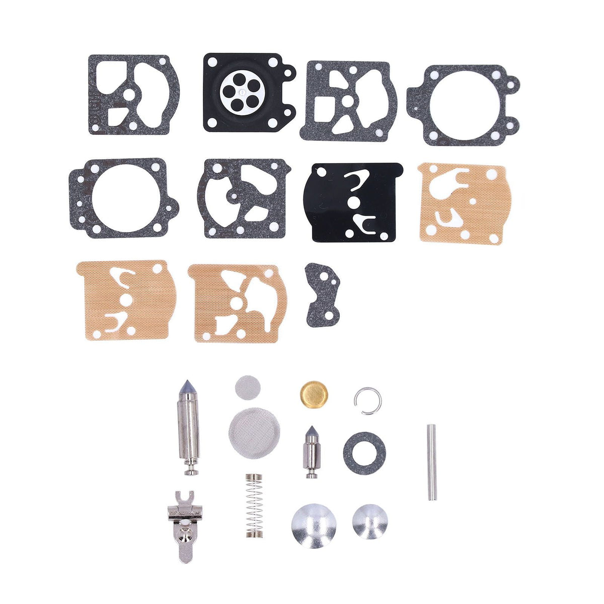 2Set Carburetor Carb Rebuild Repair Kit Garden Chainsaw Repair Kit For Walbro K20 WA WT